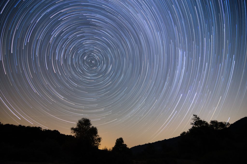 full ring star trail